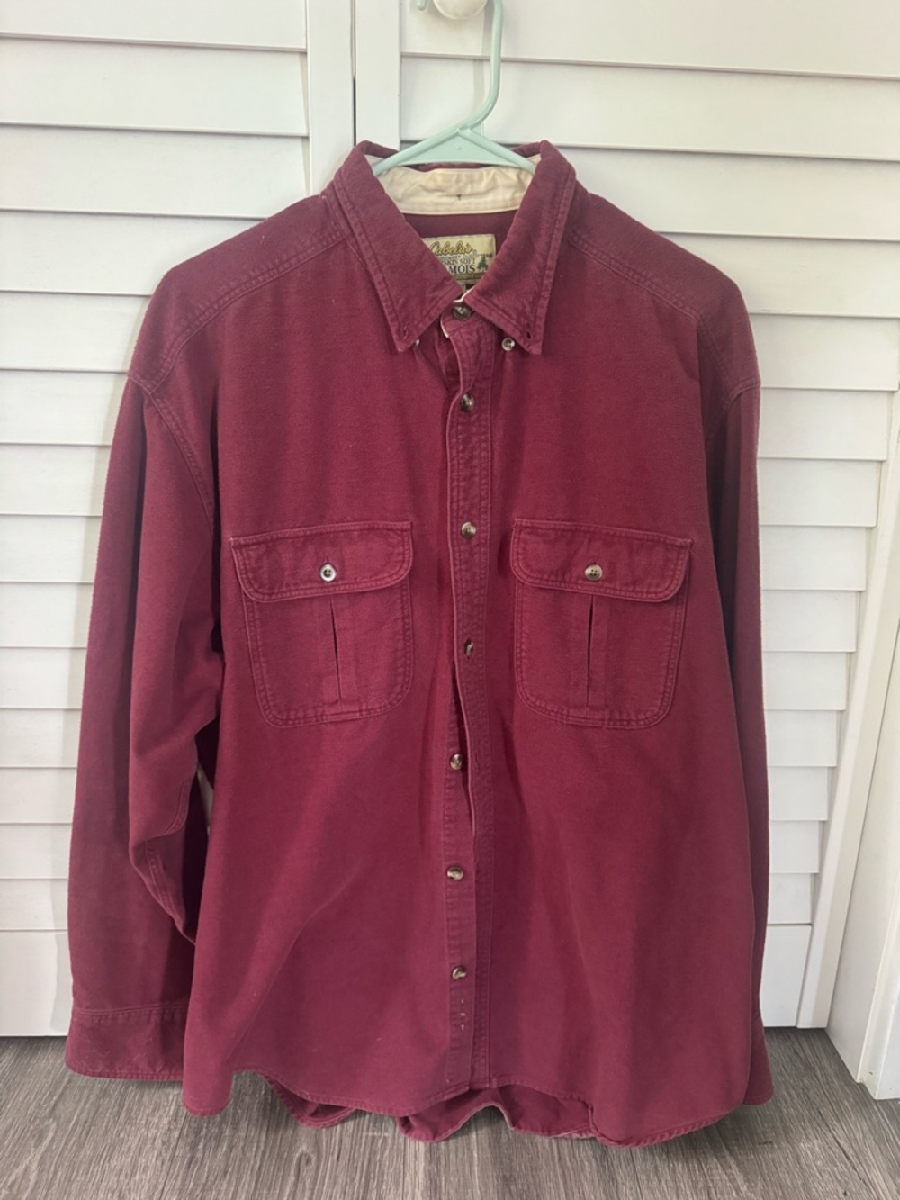 Men's Button-Up Cabela’s Shirt Jacket - Maroon